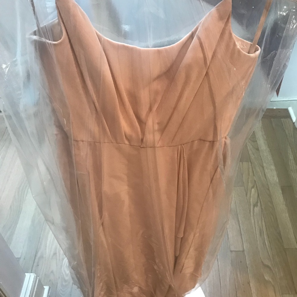 Amsale Campbell Fawn Bridesmaids Dress Size 8